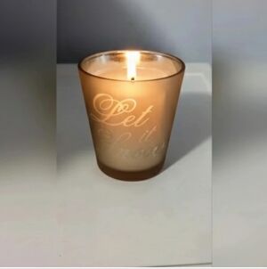 Golden Holidays Votive Let It Snow Candle Holder (New)